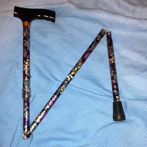 Sturdy folding cane.